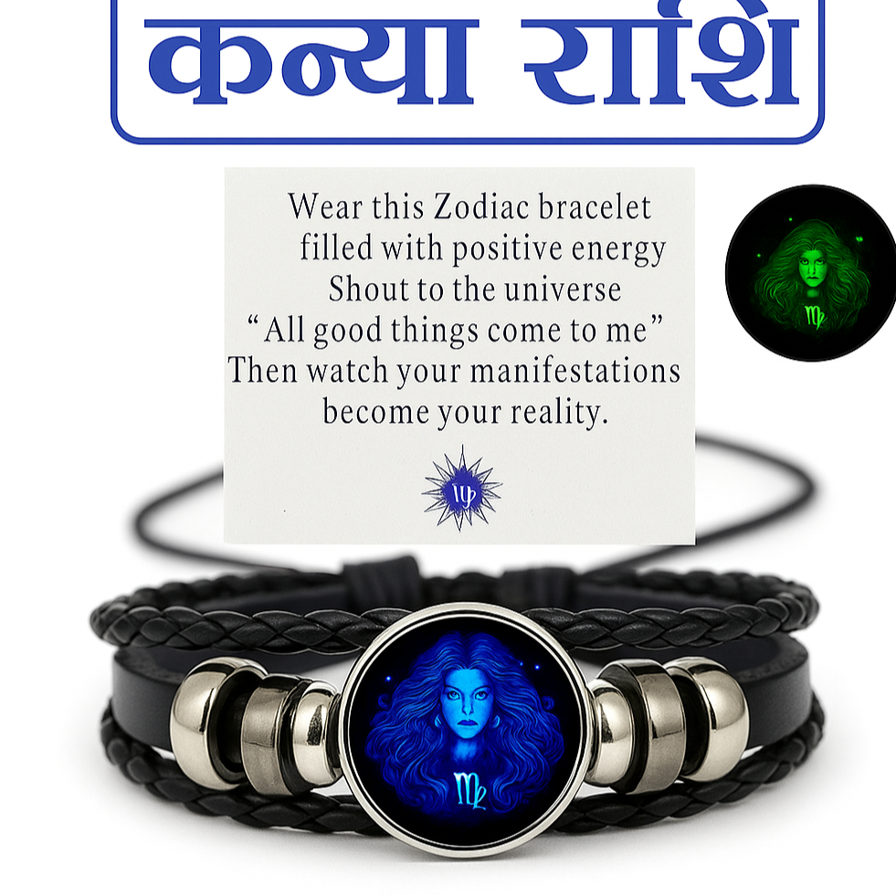 Adjustable Zodiac Sign Powerful Manifestation Bracelet (Energized)